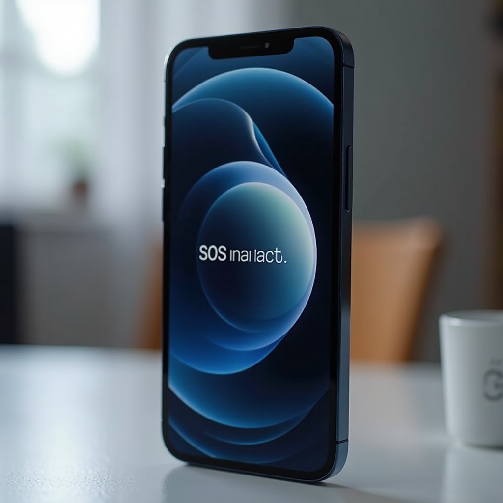 iphone 14 pro max uvízl v režimu SOS