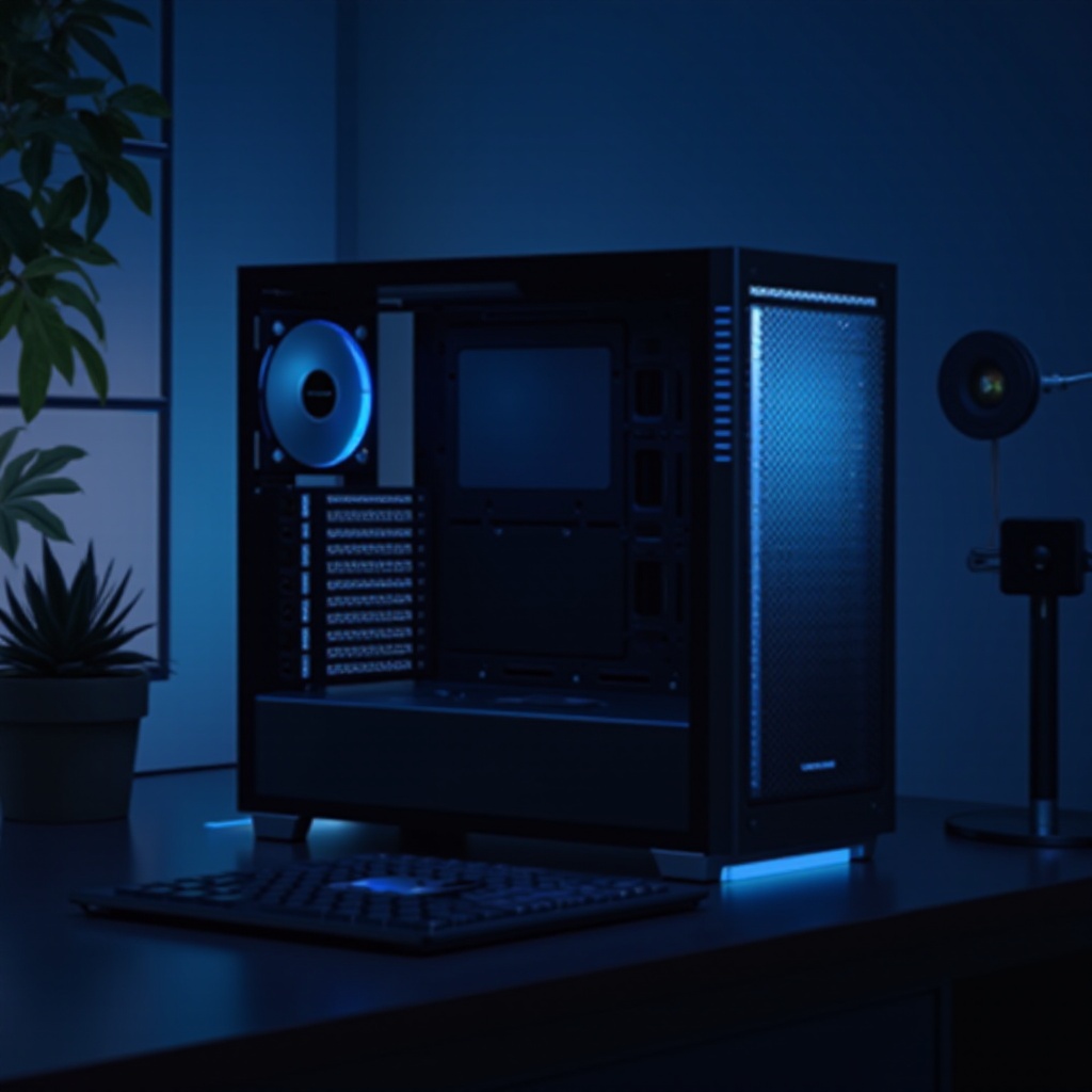 vysoce hodnocená počítačová skříň typu tower