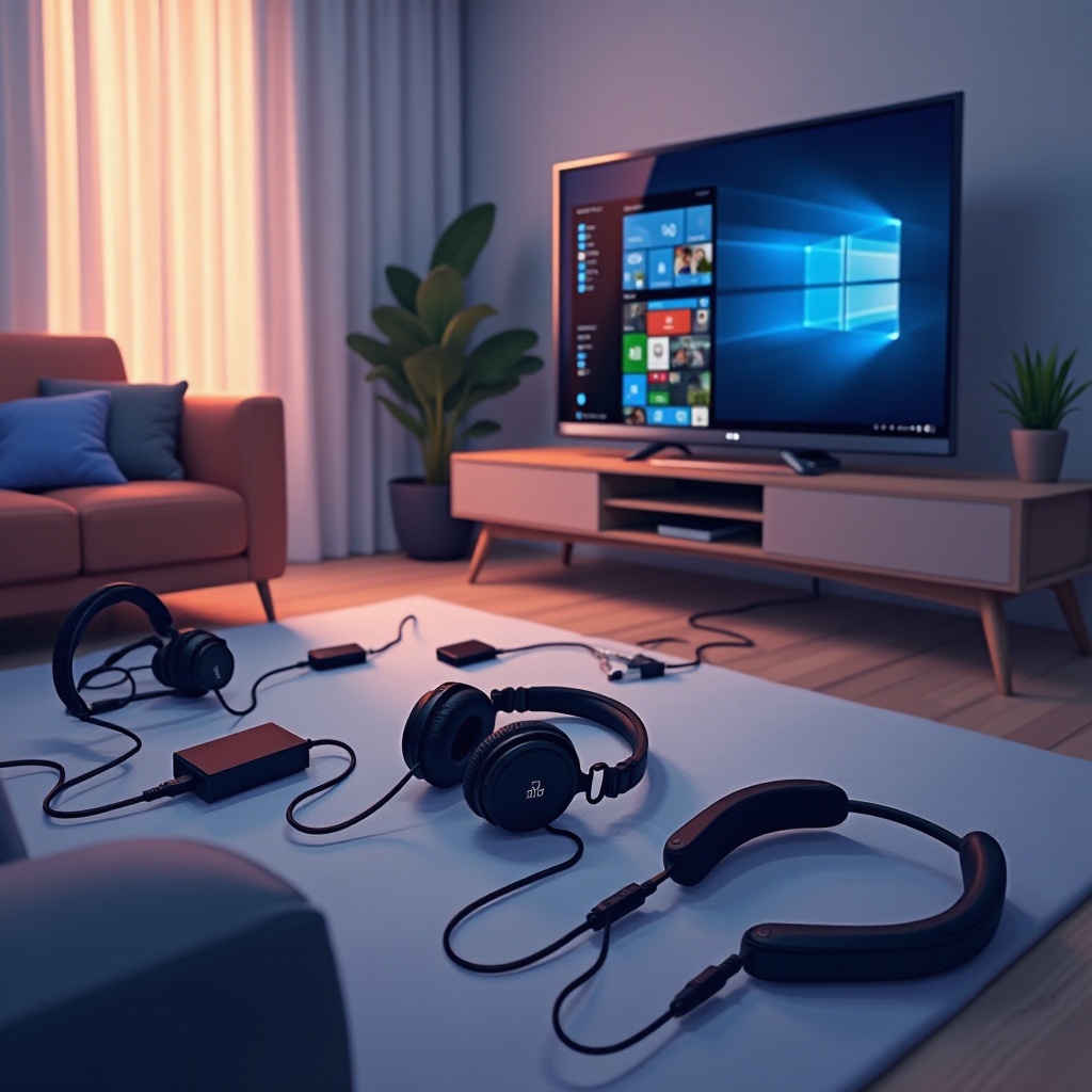 pode conectar fones de ouvido à televisão