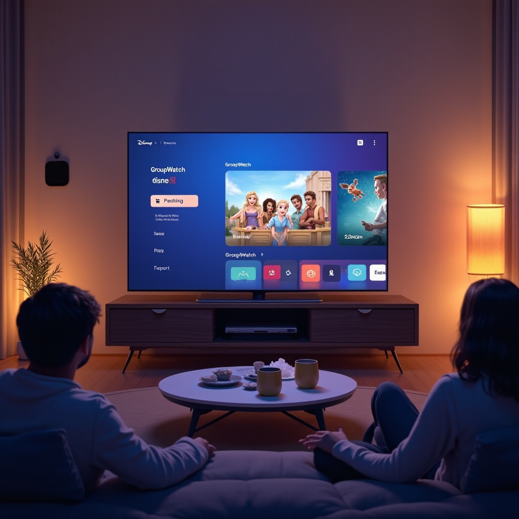 jak zrobić GroupWatch na Disney Plus na telewizorze