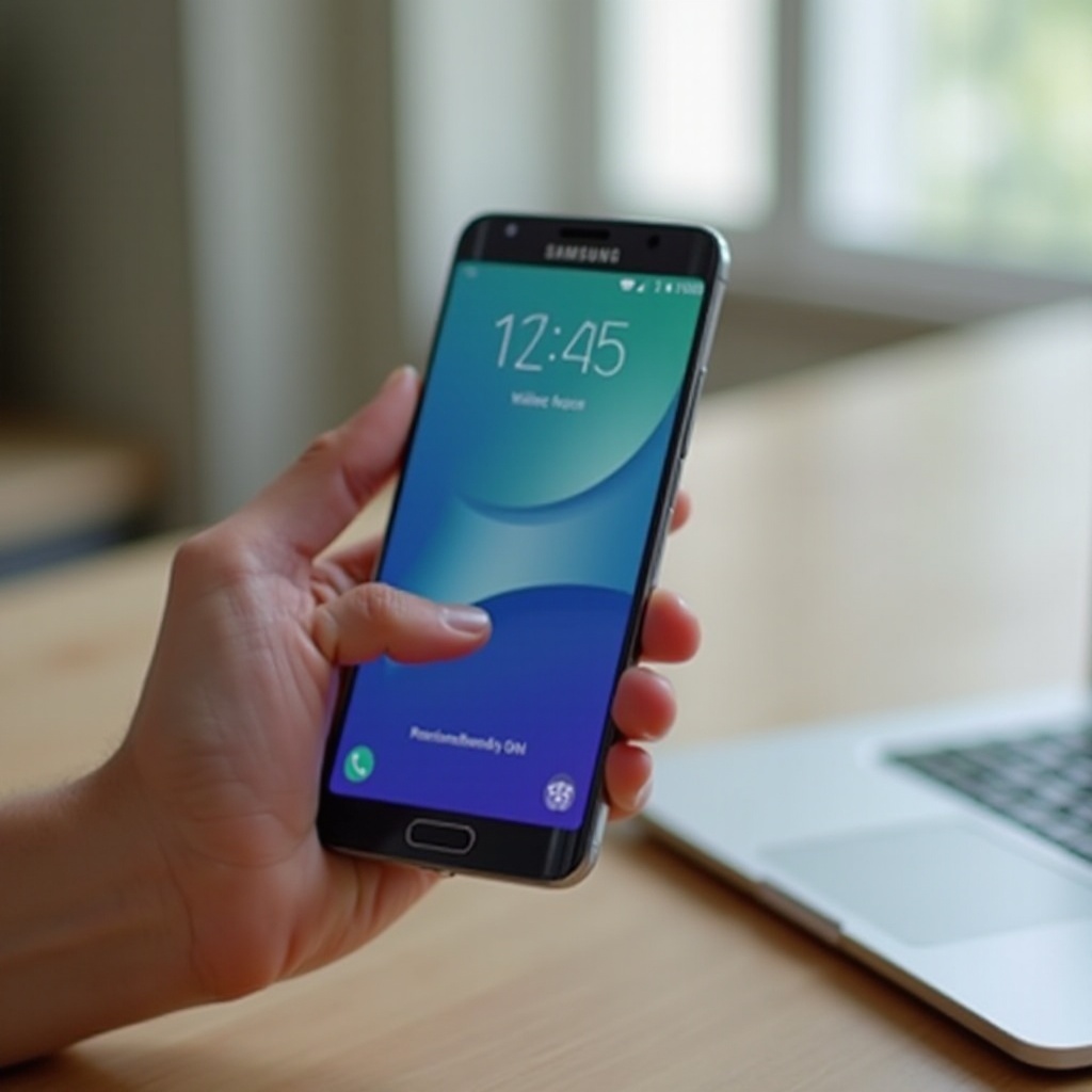 mode à une main Samsung