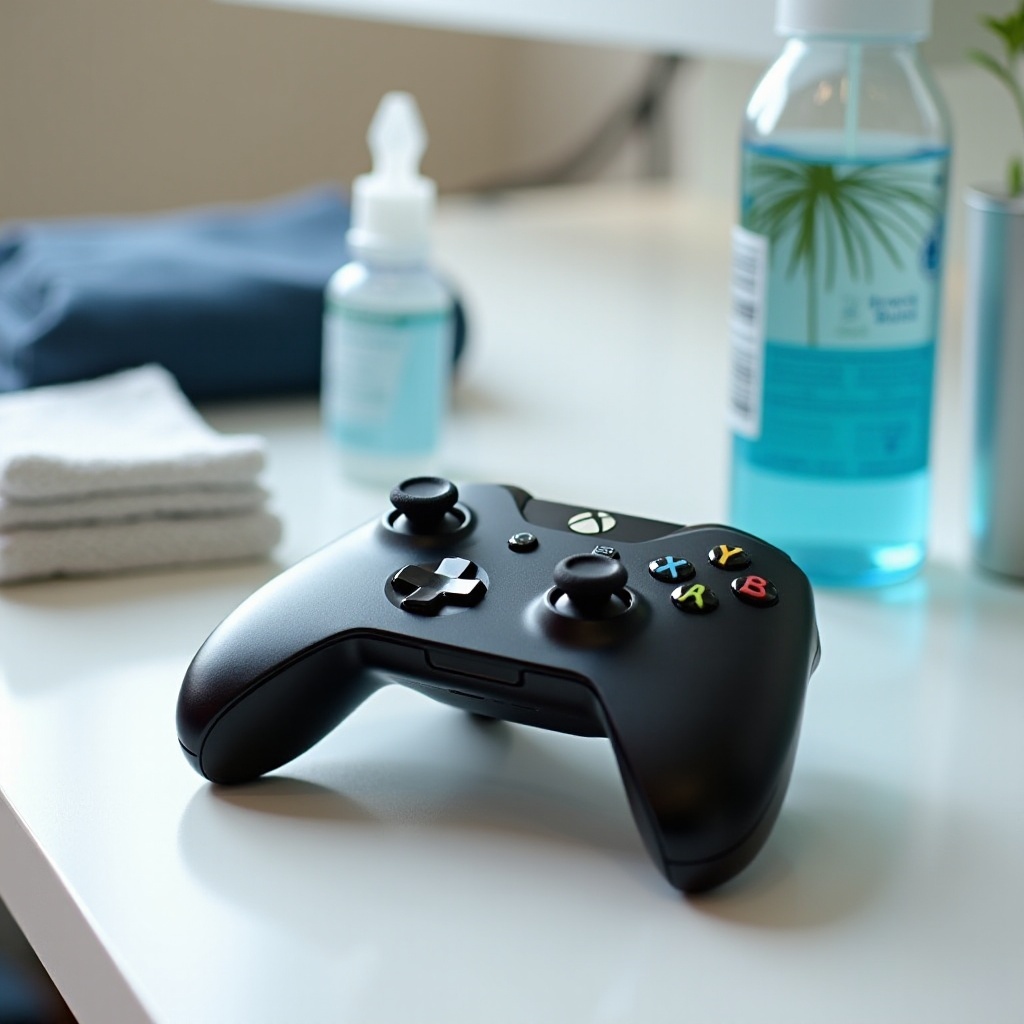 como limpar um controle xbox