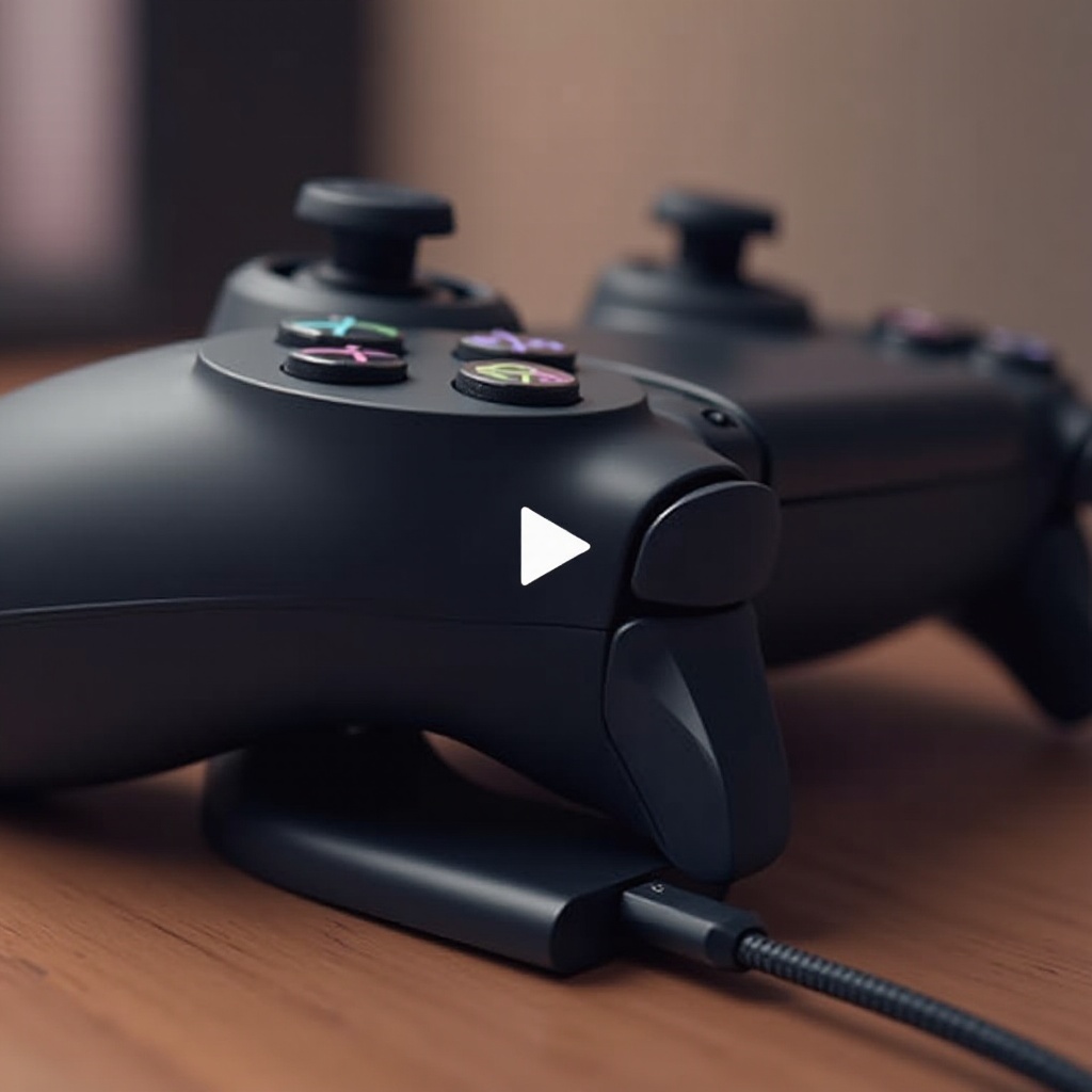 como carregar um controle PS5