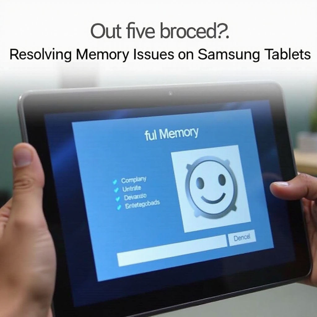 pamięć tabletu Samsung pełna, ale brak plików