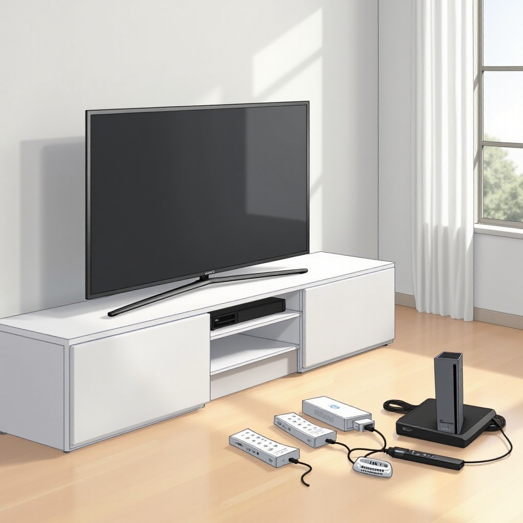 como conectar o Wii a uma TV inteligente Samsung