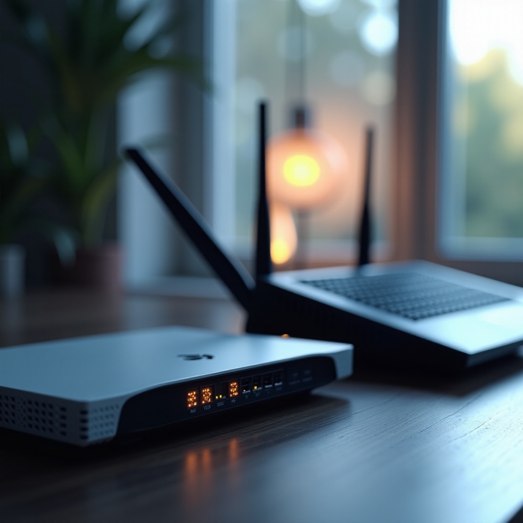 modem para switch para roteador