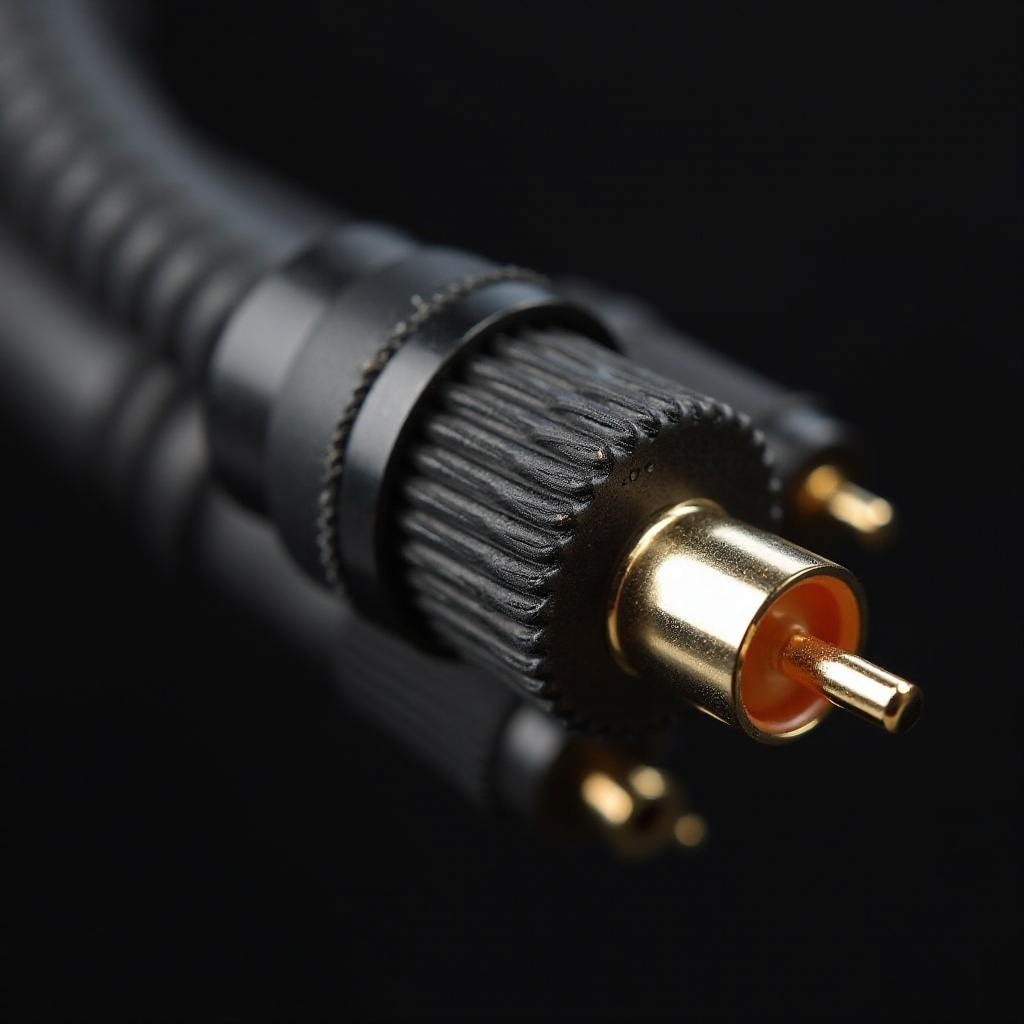 reproduktorový kabel na RCA subwoofer