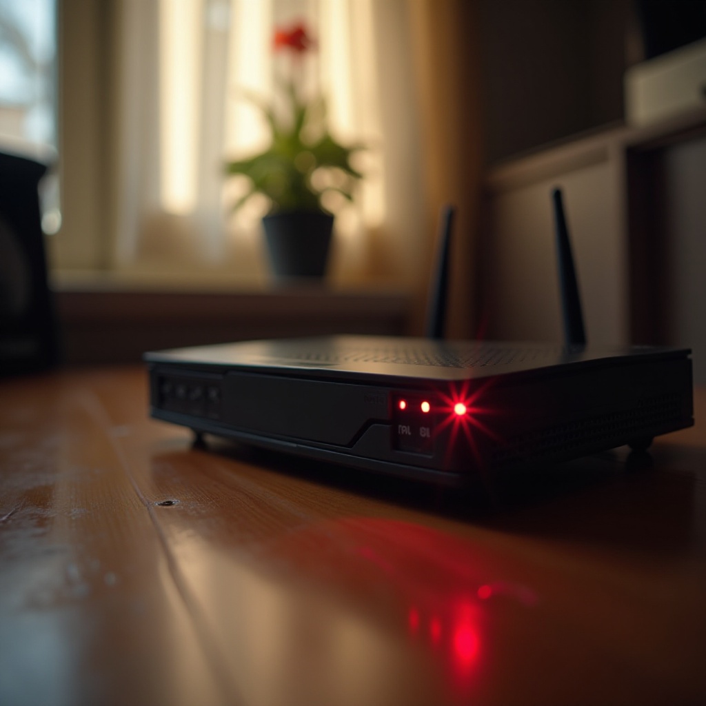 dsl lumière rouge
