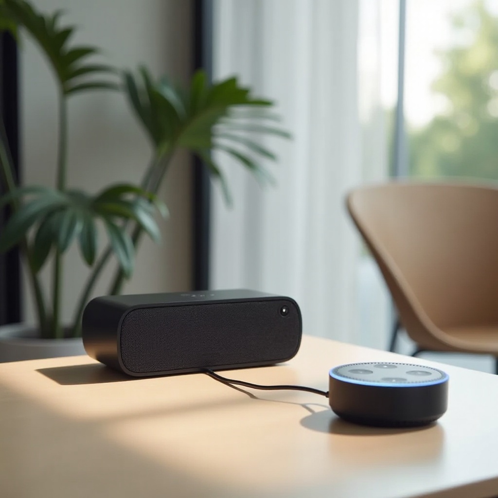 подешавање спољашњих звучника за echo dot