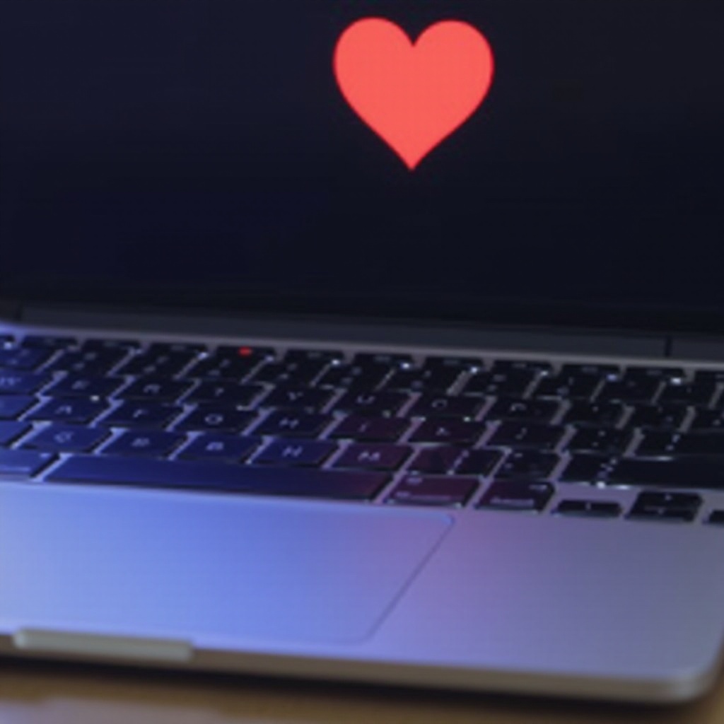 como fazer um coração no teclado Mac