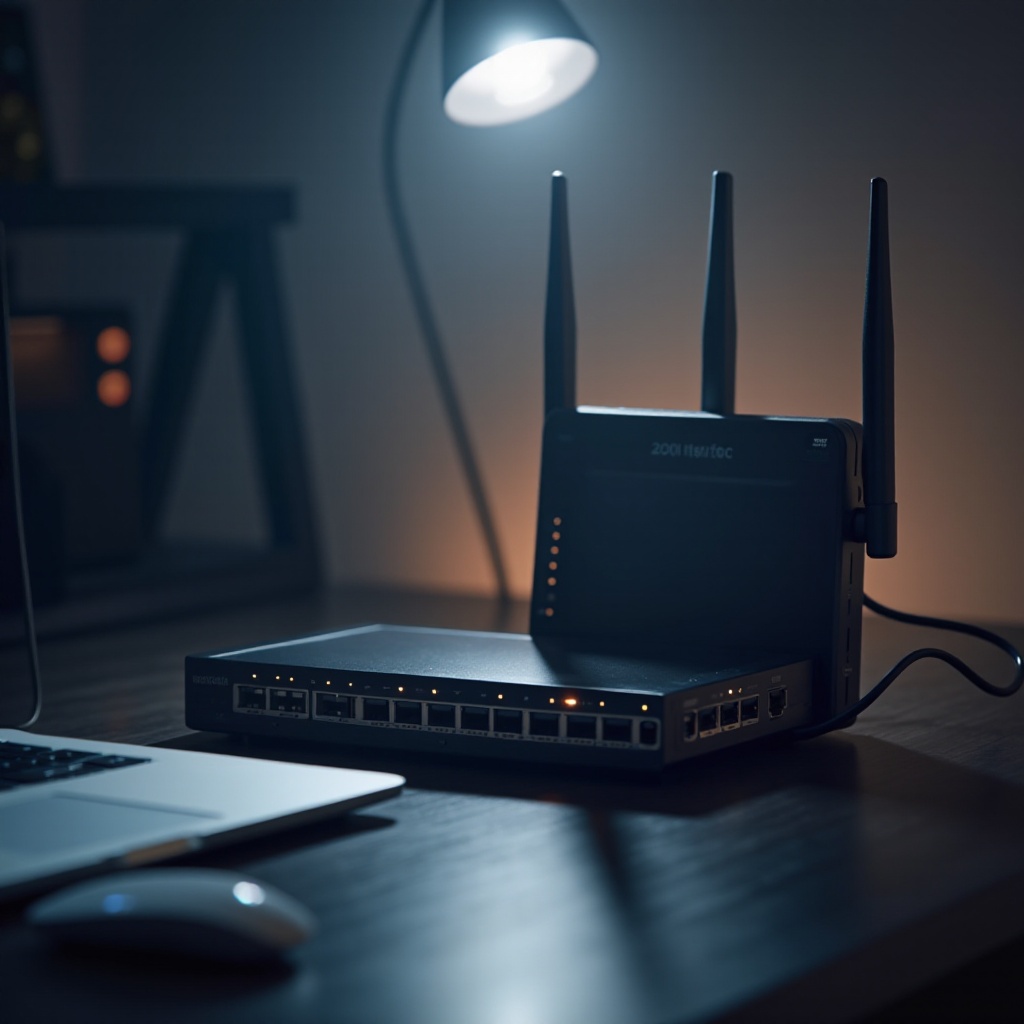 модем до свича до рутера