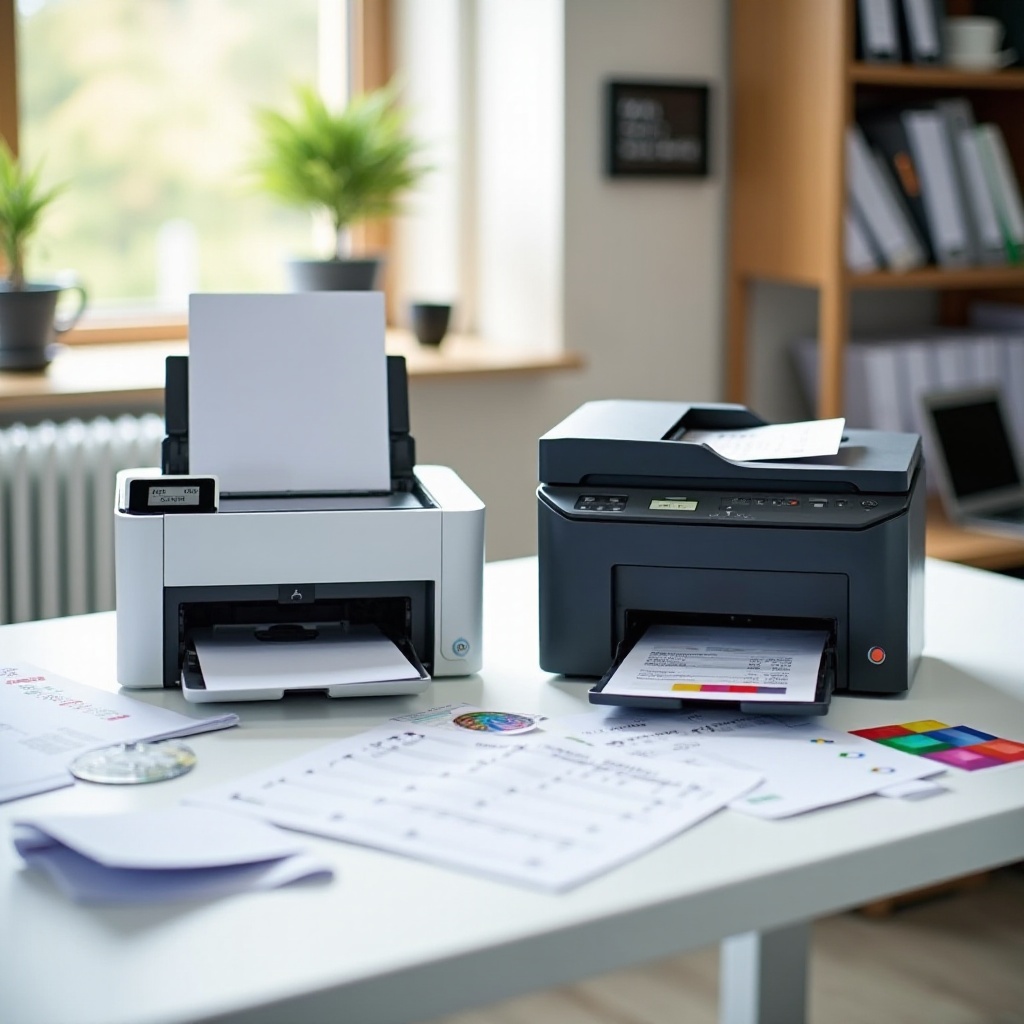 imprimante laser ou jet d'encre pour les petites entreprises