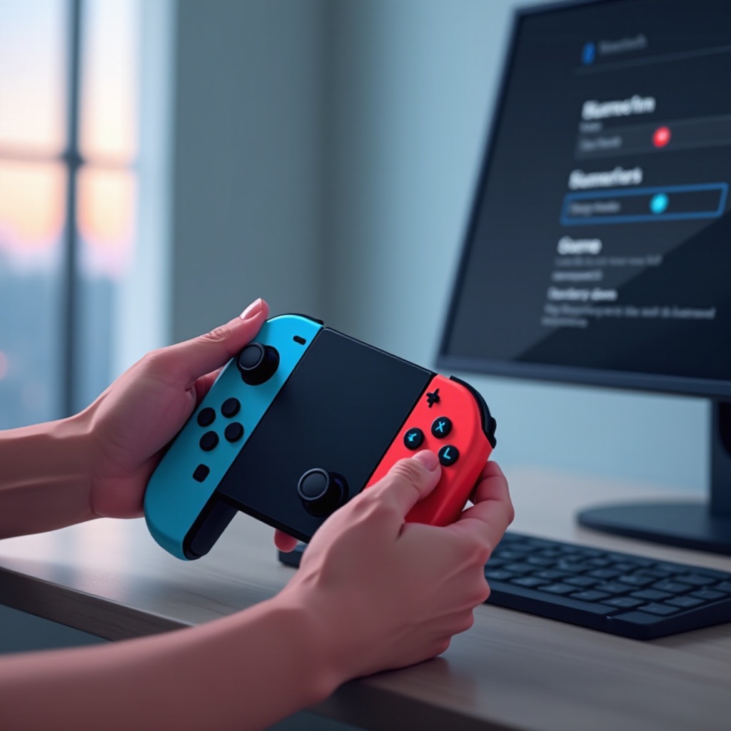 como conectar o controlador de switch ao PC